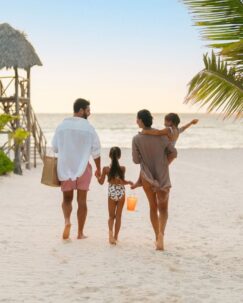 🏖️ Family time made easy! With all-inclusive packages, you can focus on laughter and love while everything else is taken care of_ Ready to hit the beach_ Let us know! #TravelBetter